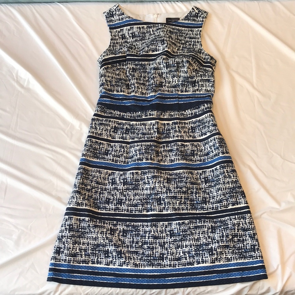 The Limited - Cute Blue/White Spring Summer Dress